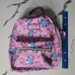 Disney Stitch Kids Backpack in Pink and Blue